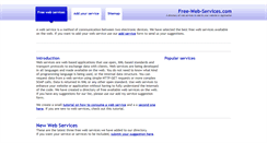 Desktop Screenshot of free-web-services.com